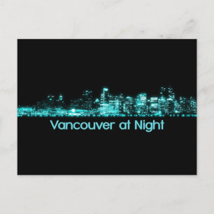 Vancouver Skyline Postkarte