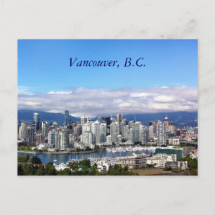 Vancouver Skyline Postkarte