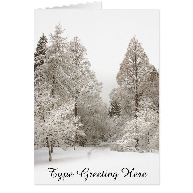 Vancouver Snow Cards Custom Canada Winter Cards (Vorne)