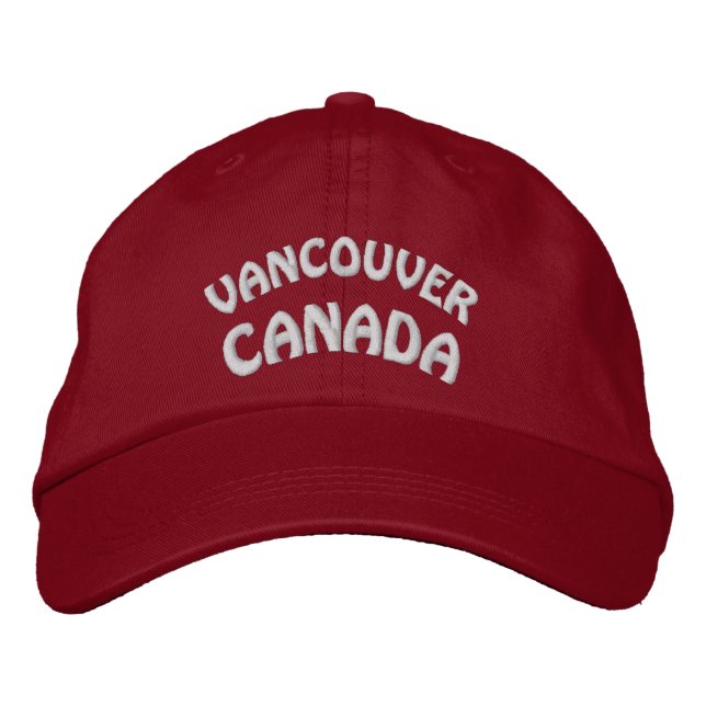 Vancouver Souvenir Baseball Cap bestickte Cap Bestickte Kappe (Vorderseite)