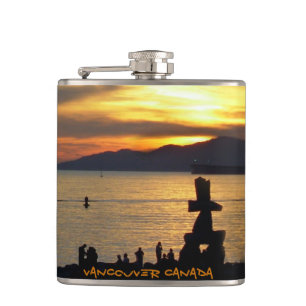 Vancouver Souvenir Flask Custom Vancouver BC Flask Flachmann