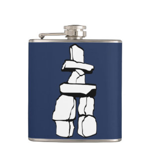 Vancouver Souvenir Flask Vancouver Inukshuk Gesche Flachmann