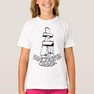 Vancouver Souvenir Girl's T - Shirt Sehenswürdigke
