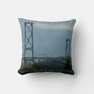 Vancouver Souvenir Pillow Löwen Gate Bridge Gesche Kissen