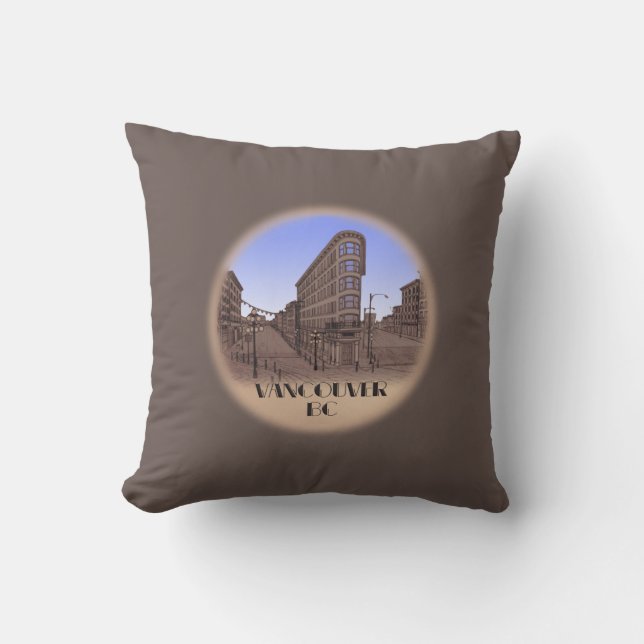 Vancouver Souvenir Pillow Vancouver Gaben Kissen (Vorderseite)