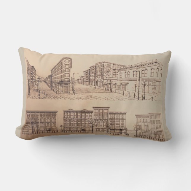 Vancouver Souvenir Pillow Vancouver Gaben Lendenkissen (Vorderseite)