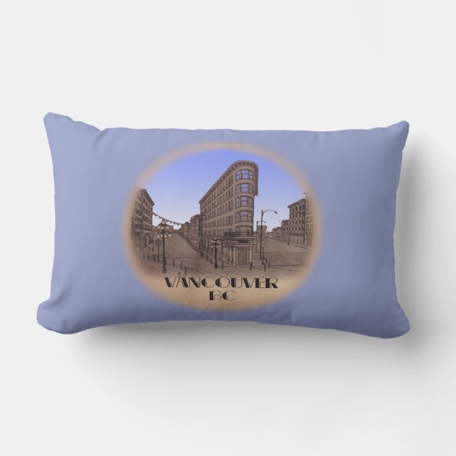 Vancouver Souvenir Pillow Vancouver Gaben Lendenkissen (Vorderseite)