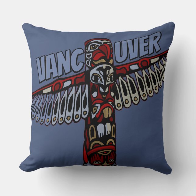 Vancouver Souvenir Pillow Vancouver Kissen (Vorderseite)