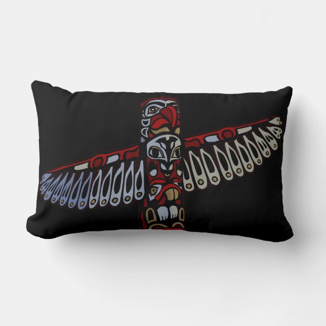 Vancouver Souvenir Pillow Vancouver Landmarks Gift Lendenkissen (Vorderseite)