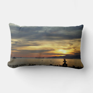 Vancouver Souvenir Pillow Vancouver Seascape Lendenkissen