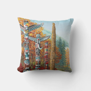 Vancouver Souvenir Pillow Vancouver Sehenswürdigke Kissen