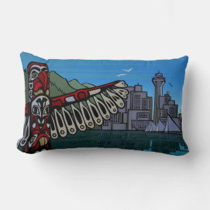 Vancouver Souvenir Pillow Vancouver Sehenswürdigke Lendenkissen