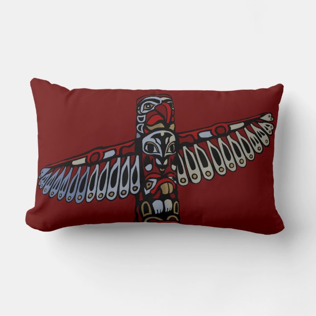 Vancouver Souvenir Pillow Vancouver Sehenswürdigke Lendenkissen (Vorderseite)