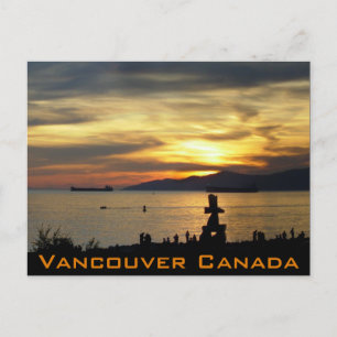 Vancouver Souvenir Postkarten Inukshuk Sehenswürdi