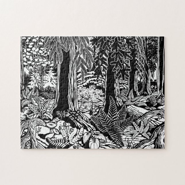 Vancouver Souvenir Puzzle Stanley Park Forest (Horizontal)