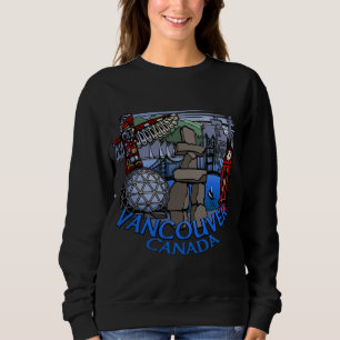 Vancouver-Souvenir-Sweatshirt Vancouver-Kunst-Shir Sweatshirt