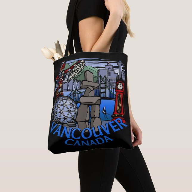 Vancouver Souvenir Tote Bag Landmark Art Bags (Von Nahem)