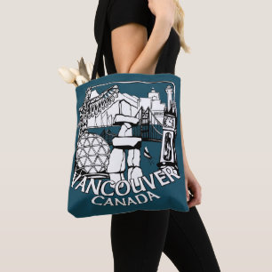 Vancouver Souvenir Tote Bag Sehenswürdigkeit
