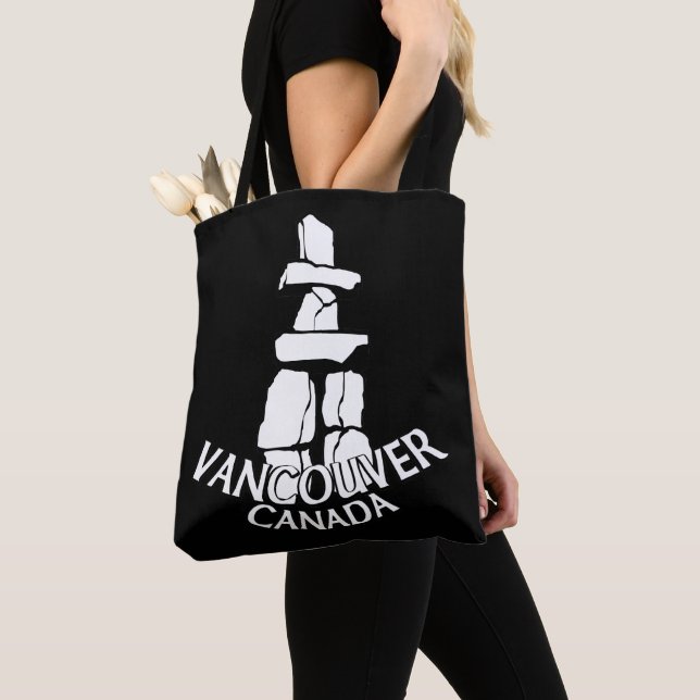 Vancouver Souvenir Tote Bag Sehenswürdigkeit Art B (Von Nahem)