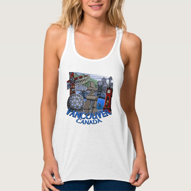Vancouver Souvenir Women's Tank Top (Vorderseite)