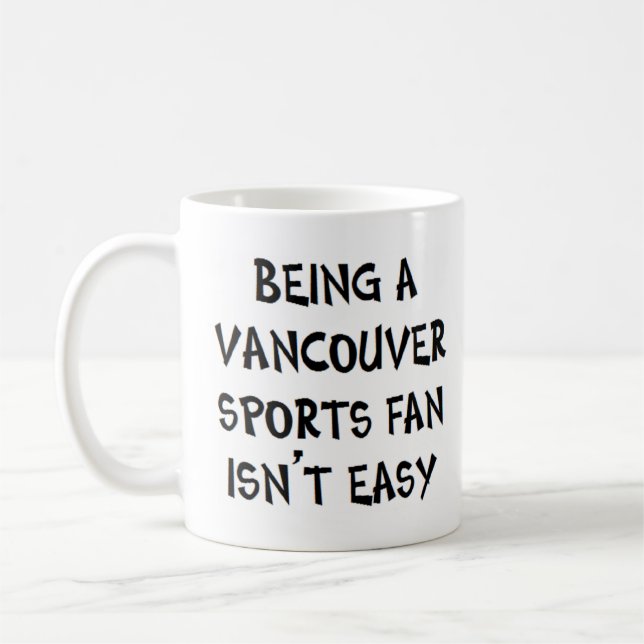 Vancouver-Sportfan, zu sein Kaffeetasse (Links)
