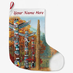 Vancouver Strumpf Vancouver Weihnachtsfest Strumpf Großer Weihnachtsstrumpf