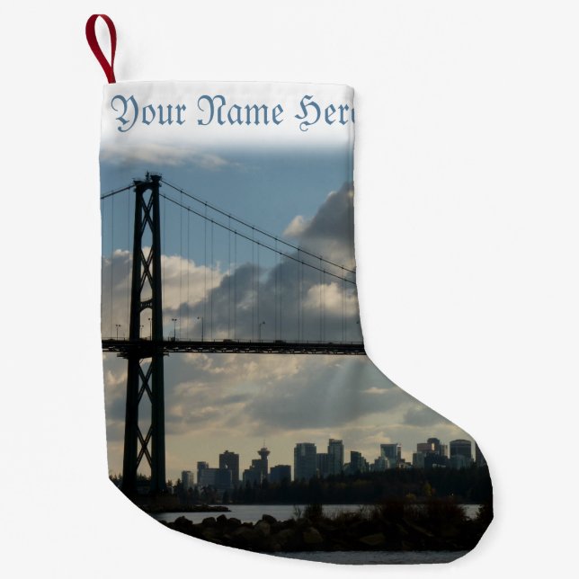 Vancouver Strumpf Vancouver Weihnachtsfest Strumpf Kleiner Weihnachtsstrumpf (Vorderseite)