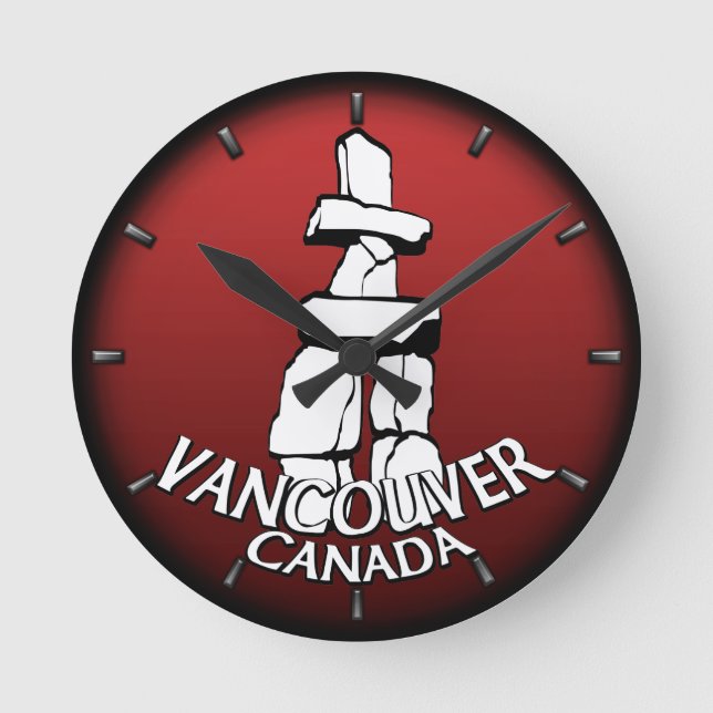Vancouver Uhr gibt Dekoration - Uhr (Vorderseite)