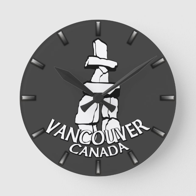 Vancouver Uhr gibt Dekoration Vancouver Wall Uhr (Vorderseite)