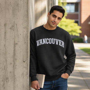 VANCOUVER University Style Sweater America Uni Sweatshirt