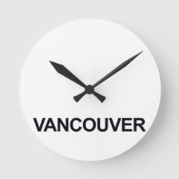 VANCOUVER WELTWEIT TIMEZONE CLOCK SET