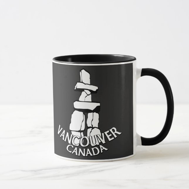 Vancouvers Kaffeetasse-Tassen u. Gläser BC Kanada Tasse (Rechts)