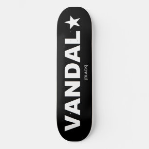 VANDAL Skateboard Generic on Black