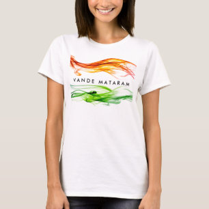 Vande Mataram Farben von Indien T-Shirt