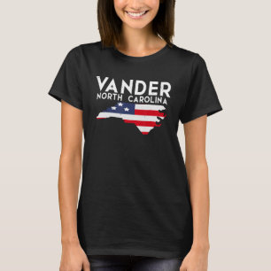 Vander North Carolina USA Staat Amerika Reisen T-Shirt