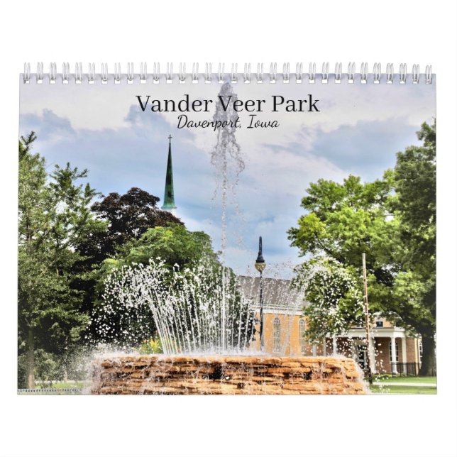 Vander Veer Park (Davenport, Iowa) Kalender (Titelbild)