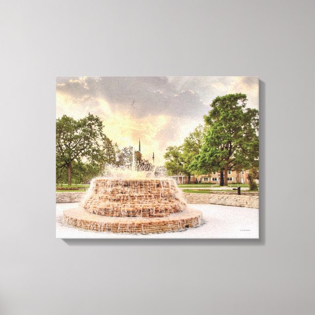 Vander Veer Park Davenport Iowa Leinwand (Vorderseite)