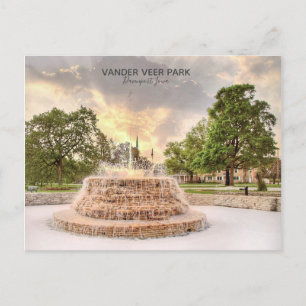 Vander Veer Park Davenport Iowa Postcard Postkarte