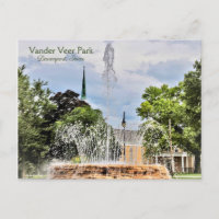 Vander Veer Park (Davenport, Iowa) Postkarte