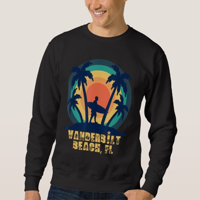 Vanderbilt Beach FL Florida Beach Sweatshirt (Vorderseite)