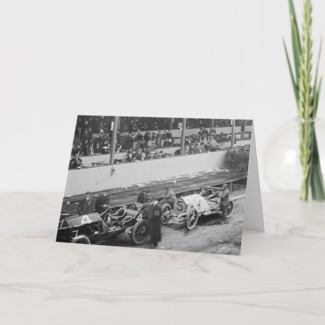 Vanderbilt Cup, 1908 Karte (Vorderseite)