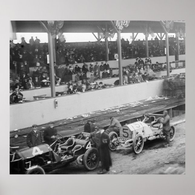 Vanderbilt Cup: 1908 Poster (Vorne)