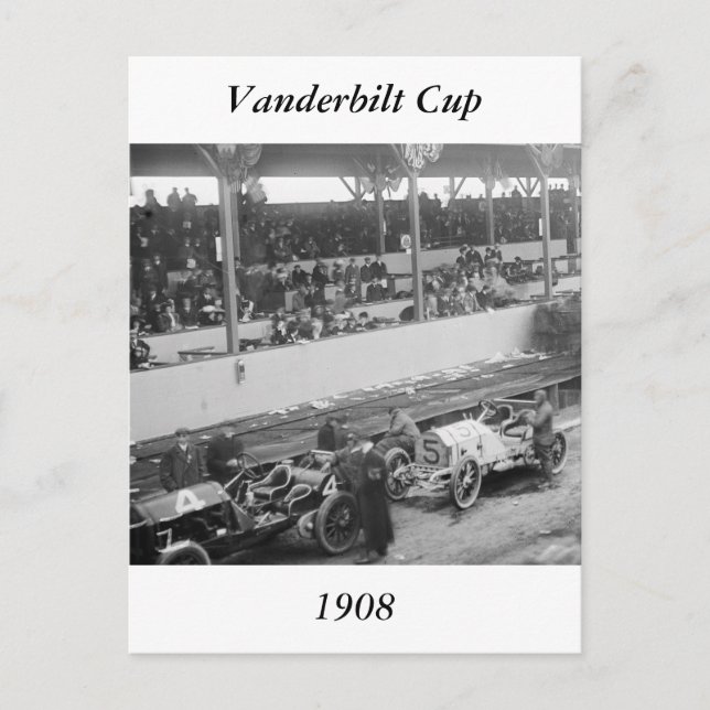 Vanderbilt Cup, 1908 Postkarte (Vorderseite)