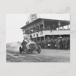Vanderbilt Cup Autorennen, 1908 Postkarte