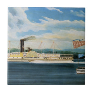 Vanderbilt-Dampfschiff 1847 Fliese
