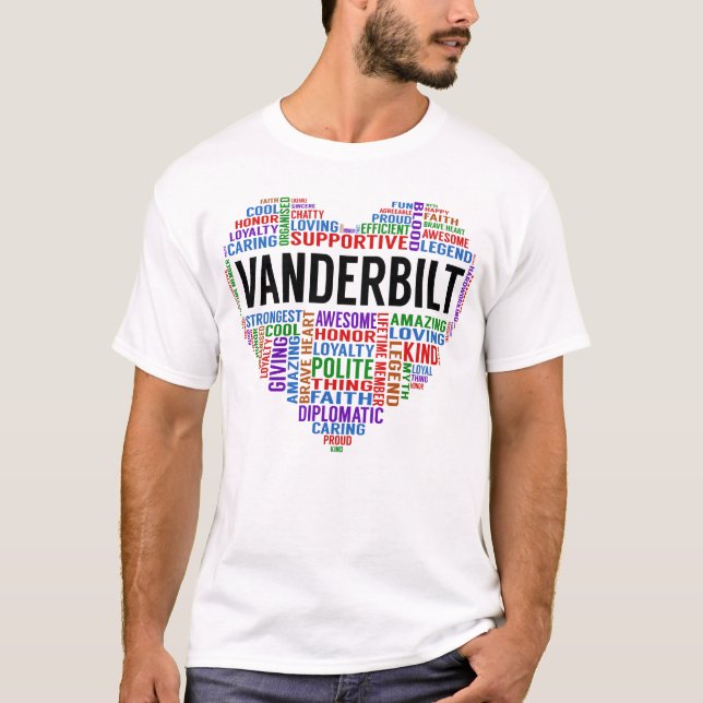 VANDERBILT Legend Heart T-Shirt (Vorderseite)