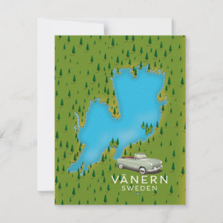 Vänern Schwedensee-Karte