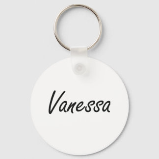Vanessa künstlerischer Name Design Schlüsselanhänger