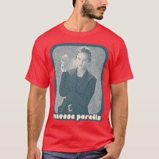 Vanessa Paradis Retro Style 80er Frankophile Desig T-Shirt