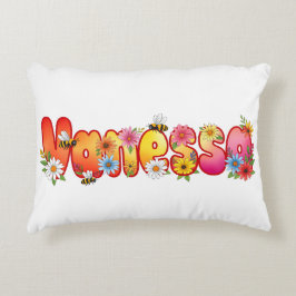 Vanessa - Personalized Bee Pillow Dekokissen